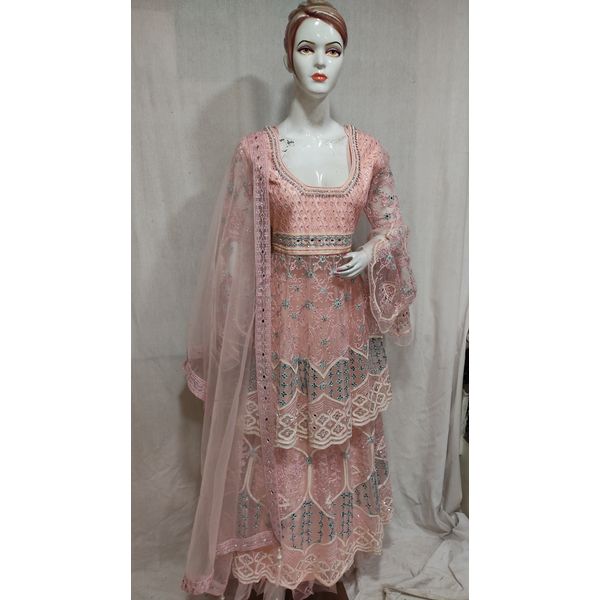 women-peach-thread-embroidery-net-peplum-lehenga-choli7904-L-3