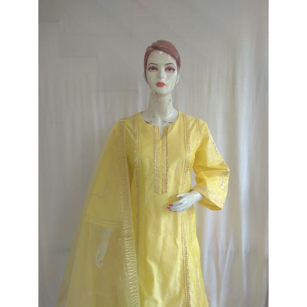 women-yellow-gota-work-chanderi-silk-straight-kurti6890-XXXXXL-2