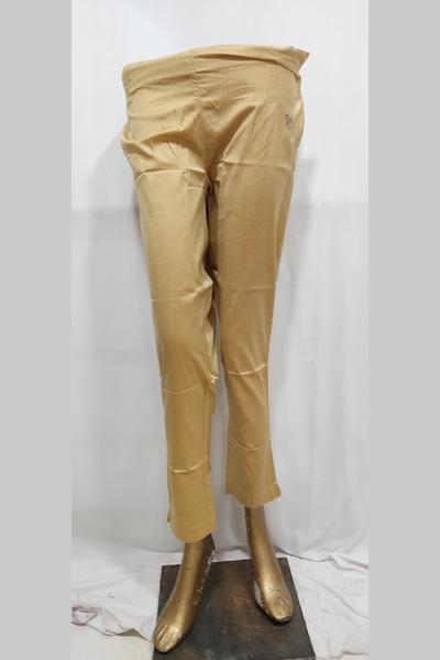 women-golden-cotton-silk-fancy-pant9283-M-2