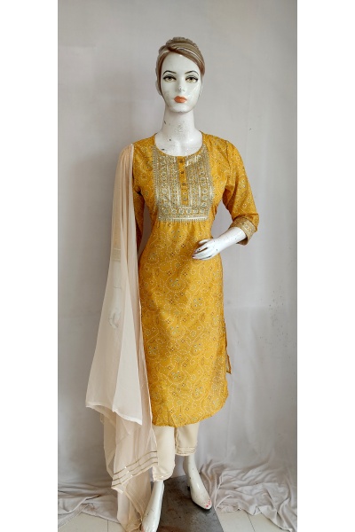 women-yellow-printed-rayon-straight-kurta-pant-set10965-L-3