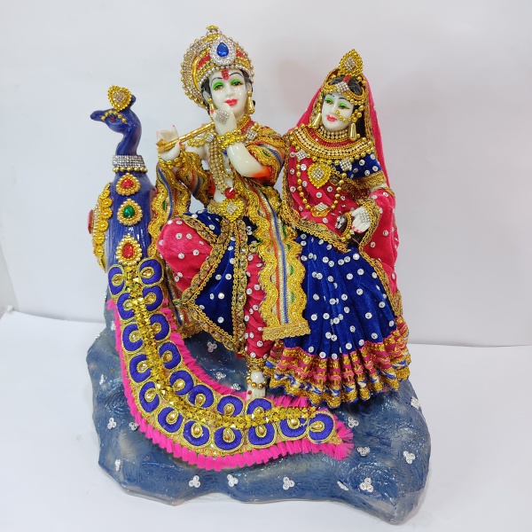 beautiful-radha-krishna-murti-idol-with-peacock10970-2